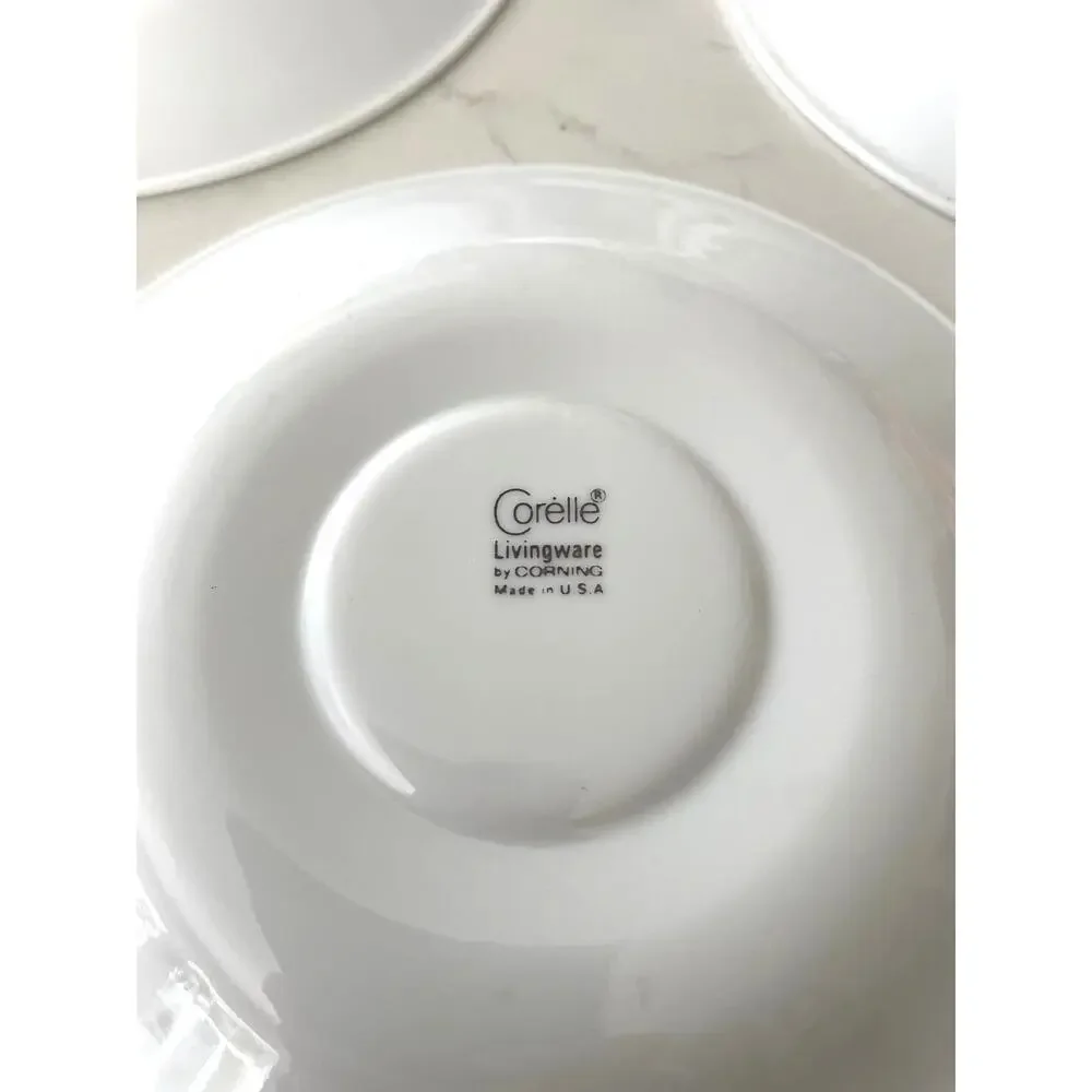 Corelle Livingware Corning Saucers Set of 8 #0301